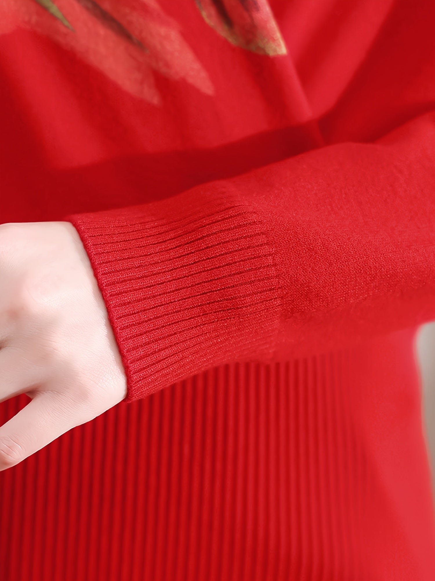 Women’s Elegant Multicolor Long-Sleeve Winter Sweater | Soft & Stylish Knit Top