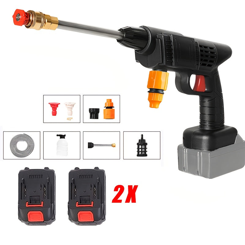 Cordless Portable Pressure Washer 30Bar | Rechargeable High-Power Cleaner for Car & Outdoor Use
