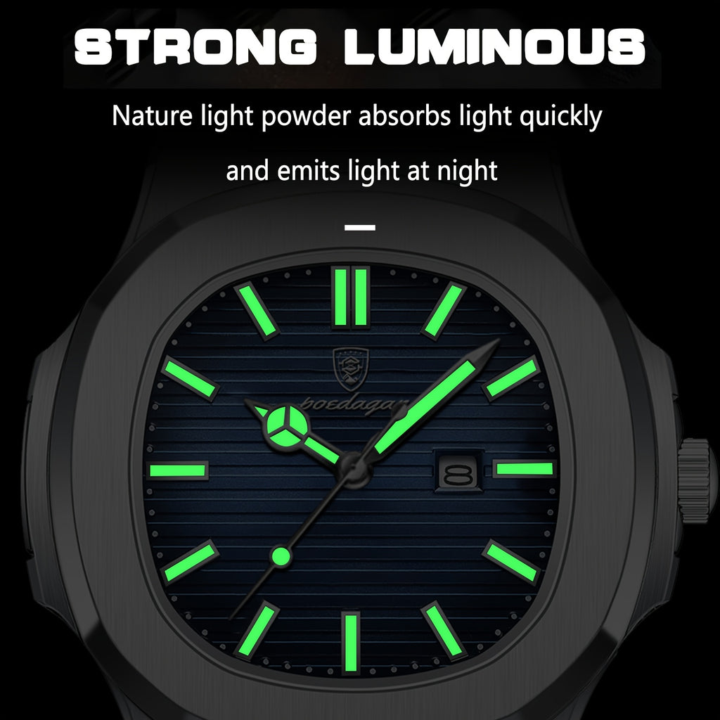 Business Casual Stainless Steel Quartz Watch for Men